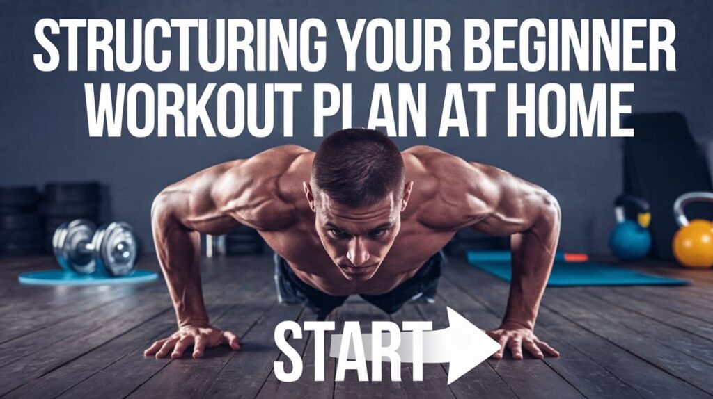 Structuring Your Beginner Workout Plan at Home