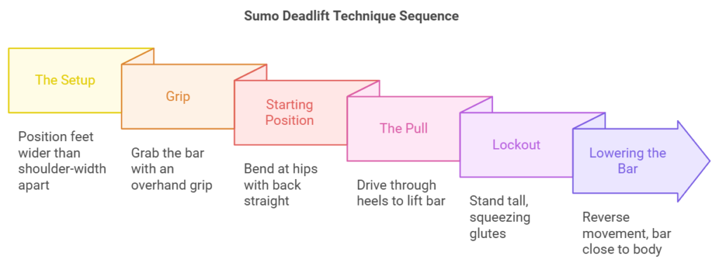 Sumo Deadlift Technique Sequence