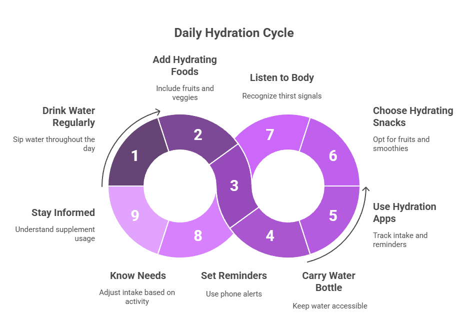 Unlocking Optimal Performance: The Essential Role of Hydration Supplements in Your Wellness Routine 3 Incorporating Hydration Supplements into Daily Life