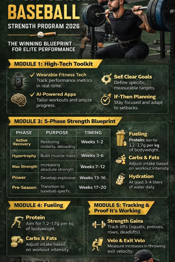 Baseball strength program blueprint