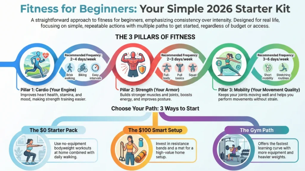 Beginner fitness starter kit