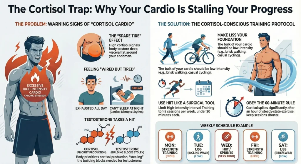 Cortisol Trap: Cardio Stalling Progress