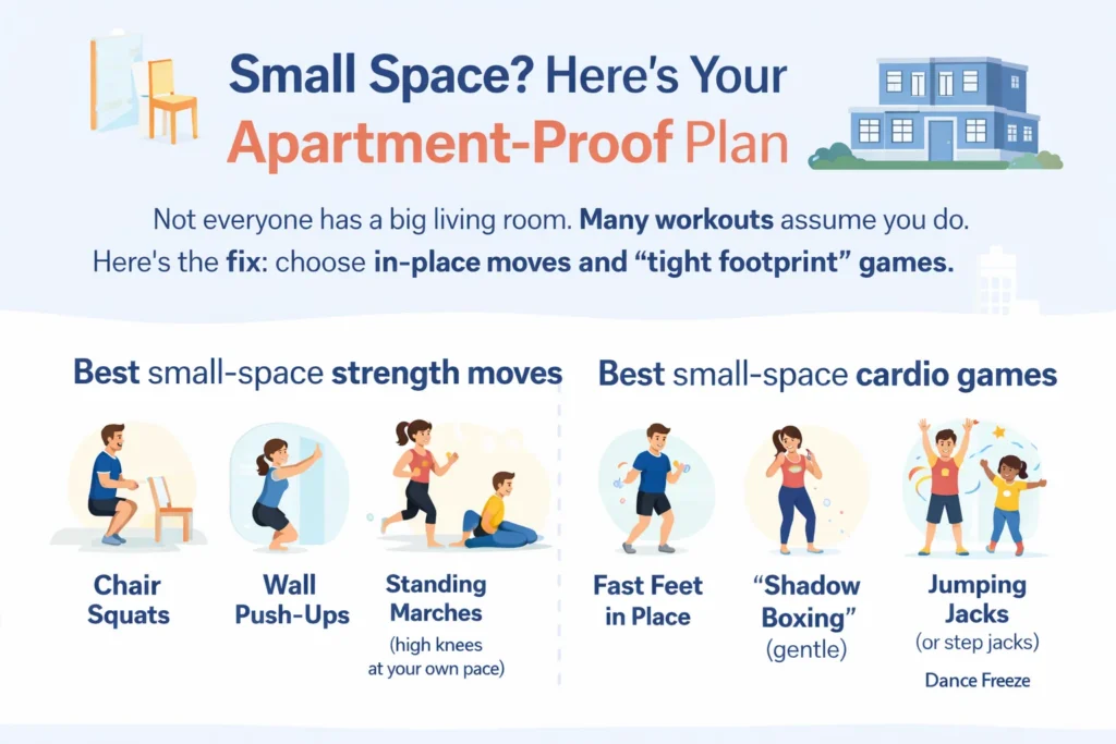 Small space exercise plan