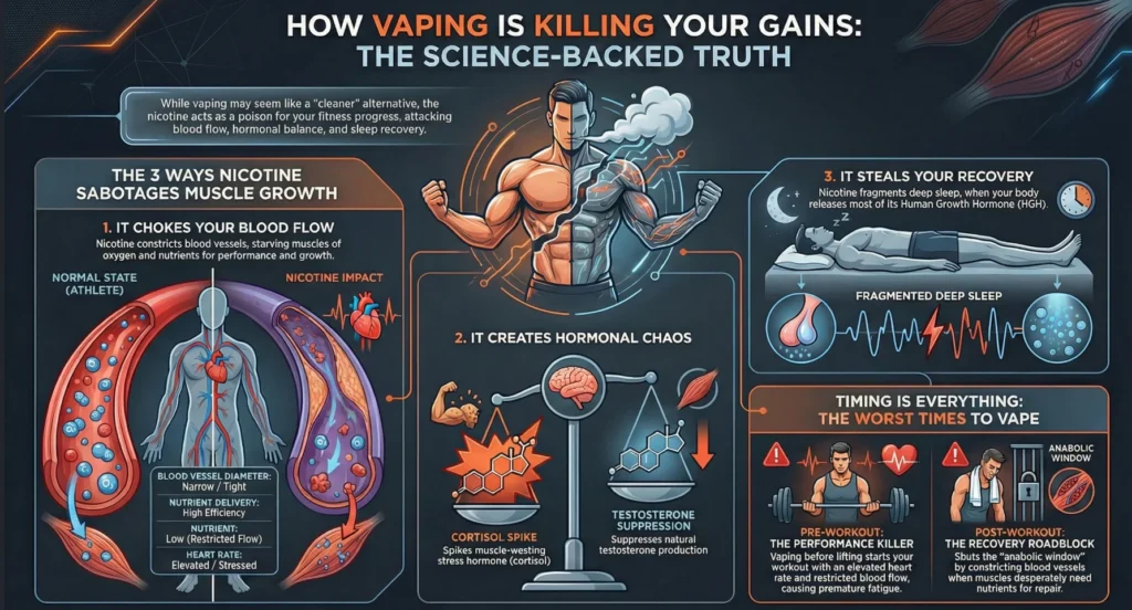 How Vaping Kills Your Gains.