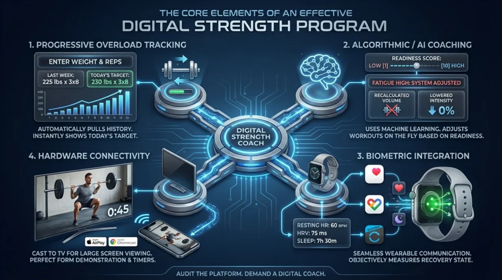 Digital strength coach infographic