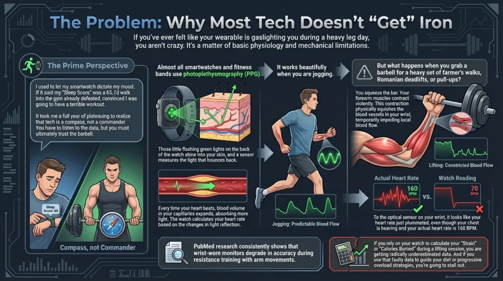 The Best Fitness Trackers in 2026 (For Men Who Actually Lift) 2 Smartwatch lifting heart rate inaccuracy