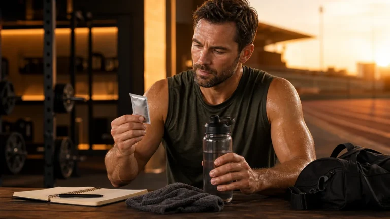 Athlete deciding whether electrolytes are needed after a sweaty workout