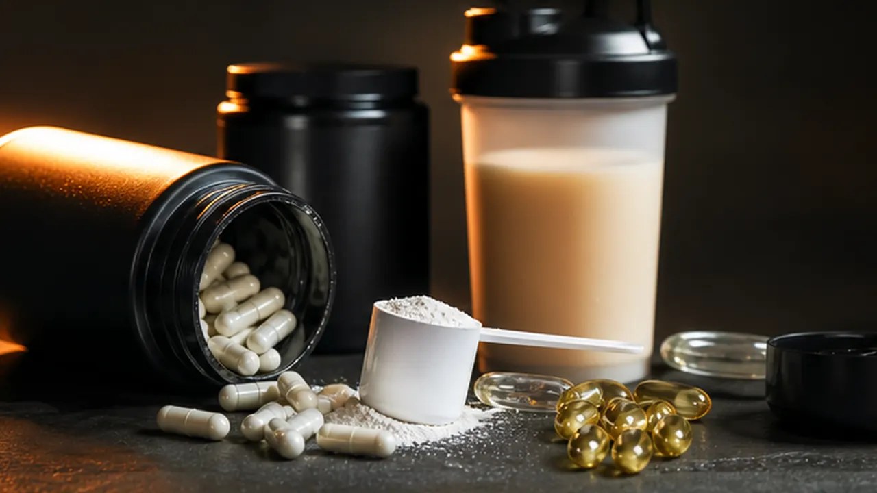 Unlabeled supplements and protein shaker for men supplement guide