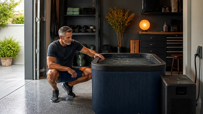 The best home plunge is the simplest sanitary system your room can safely support—not the coldest tub.