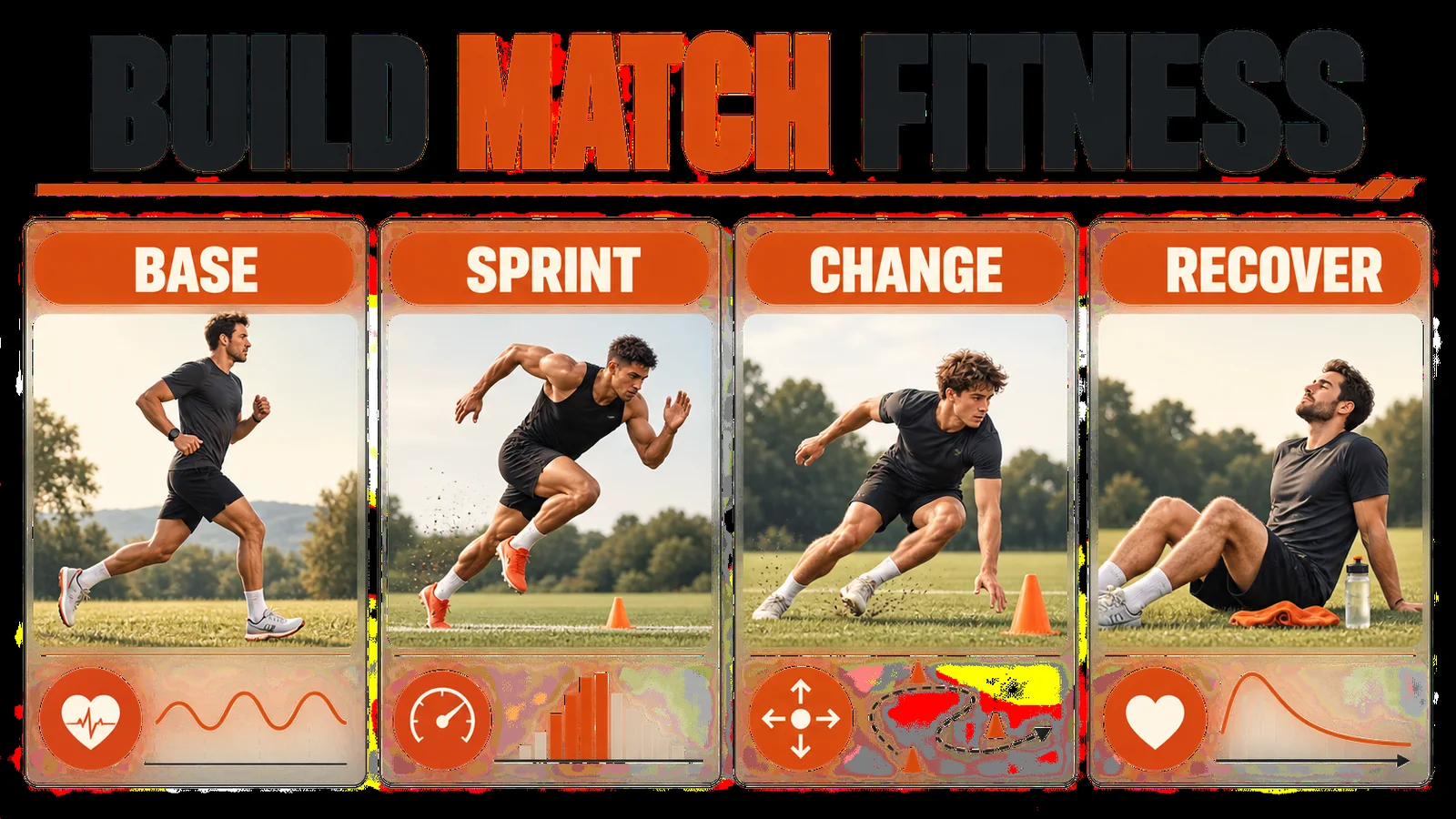 Soccer Conditioning | Build Match Fitness, Speed, and Repeat-Sprint Capacity 6 Soccer conditioning path from aerobic base to sprint change of direction and recovery